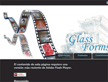 Tablet Screenshot of glass-forms.com